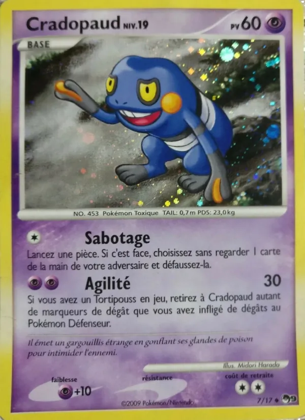 Carte Cradopaud 7/17 – POP Série 9
