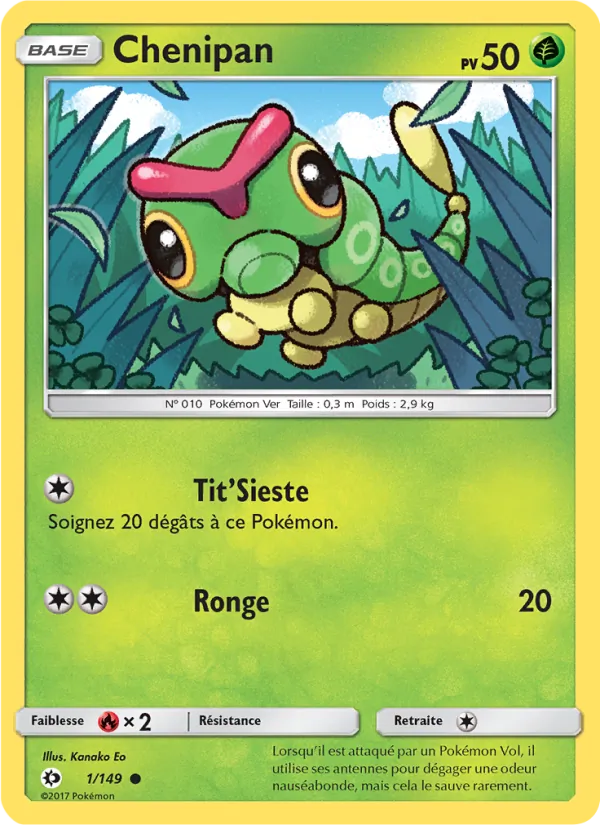 Carte Chenipan 1/149 – Soleil et Lune