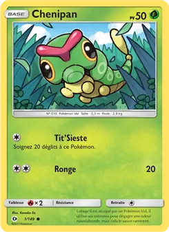 Carte Chenipan 1/149 – Soleil et Lune