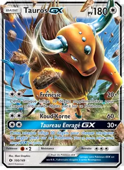 Carte Tauros GX 100/149 – Soleil et Lune