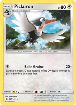 Carte Piclairon 107/149 – Soleil et Lune
