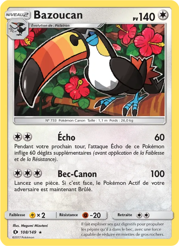 Carte Bazoucan 108/149 – Soleil et Lune