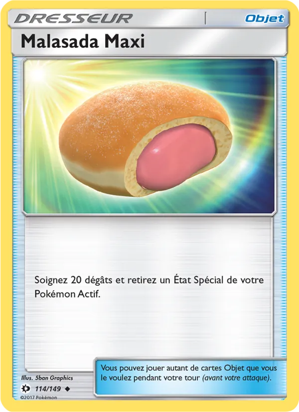 Carte Malasada Maxi 114/149 – Soleil et Lune