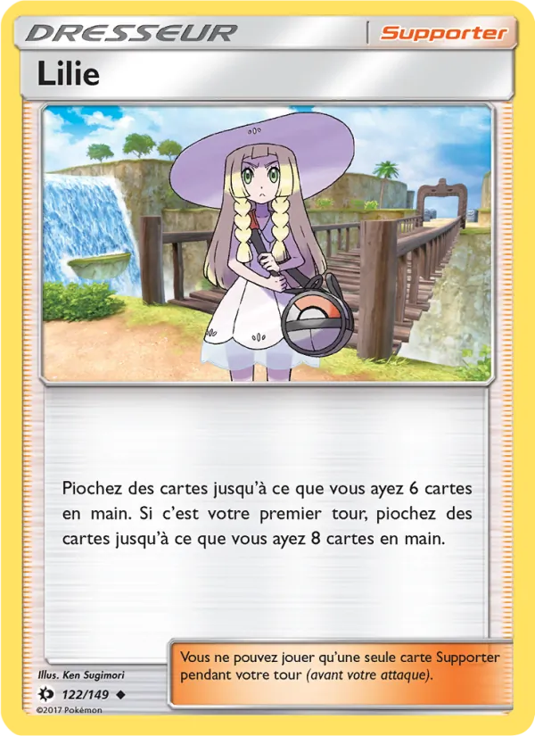 Carte Lilie 122/149 – Soleil et Lune