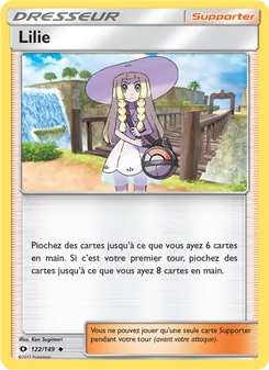 Carte Lilie 122/149 – Soleil et Lune