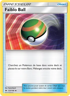 Carte Faiblo Ball 123/149 – Soleil et Lune