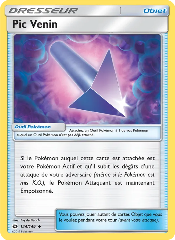Carte Pic Venin 124/149 – Soleil et Lune