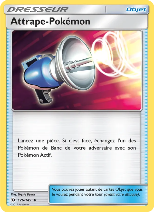 Carte Attrape-Pokémon 126/149 – Soleil et Lune
