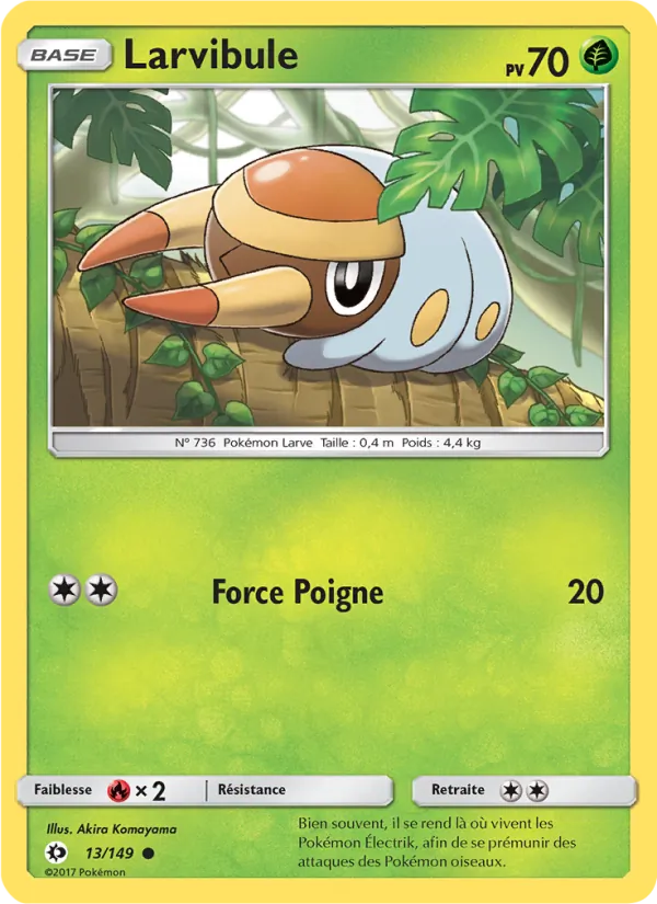 Carte Larvibule 13/149 – Soleil et Lune