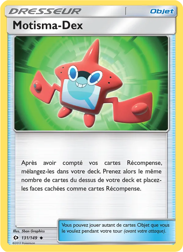Carte Motisma-Dex 131/149 – Soleil et Lune