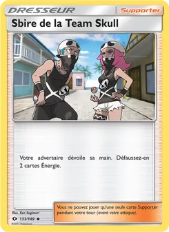 Carte Sbire de la Team Skull 133/149 – Soleil et Lune