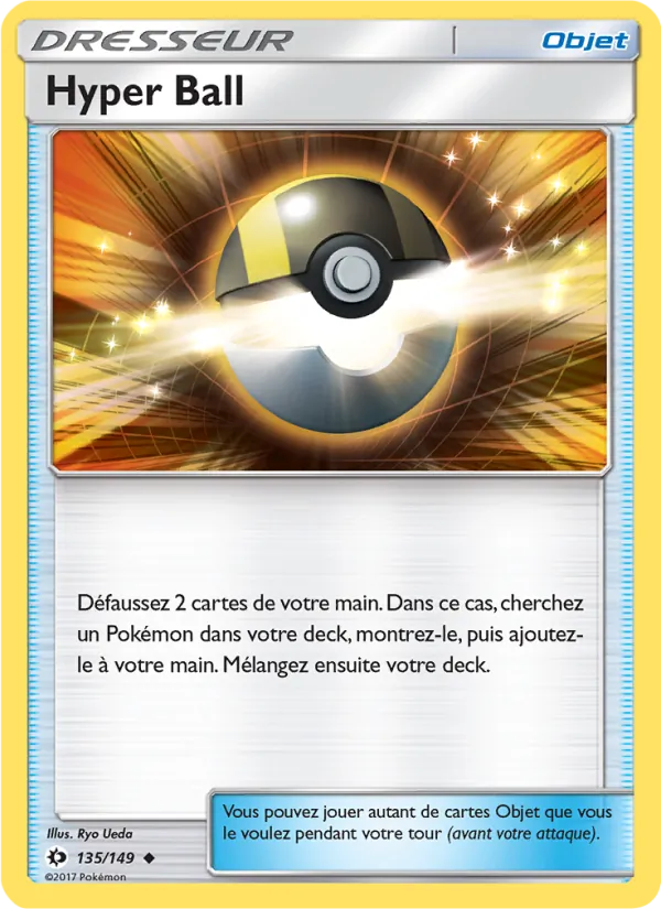 Carte Hyper Ball 135/149 – Soleil et Lune