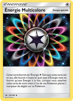 Carte Énergie Multicolore 137/149 – Soleil et Lune