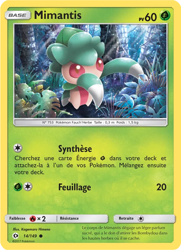 Carte Mimantis 14/149 – Soleil et Lune