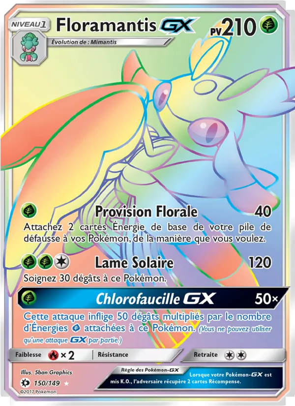 Carte Floramantis GX 150/149 – Soleil et Lune