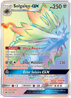 Carte Solgaleo GX 155/149 – Soleil et Lune