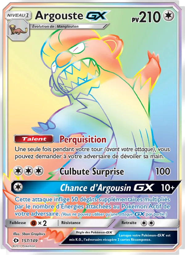 Carte Argouste GX 157/149 – Soleil et Lune