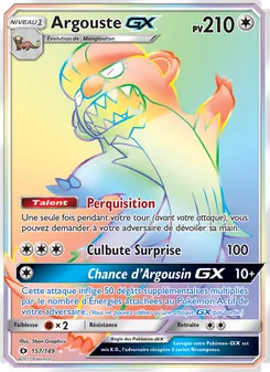 Carte Argouste GX 157/149 – Soleil et Lune