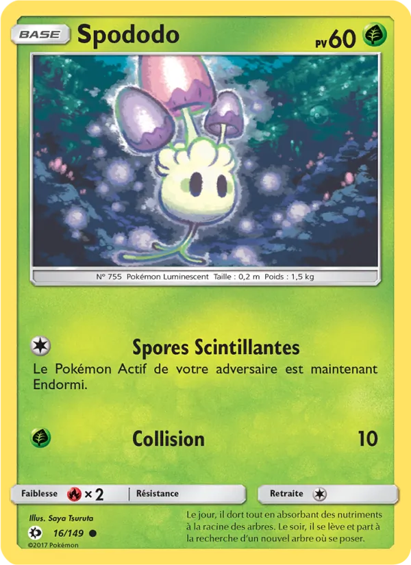 Carte Spododo 16/149 – Soleil et Lune