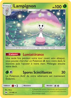Carte Lampignon 17/149 – Soleil et Lune