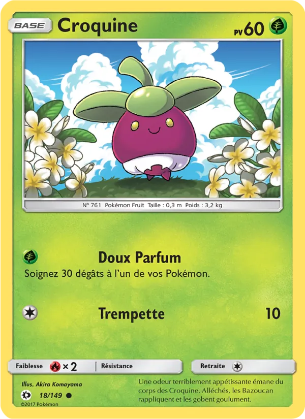 Carte Croquine 18/149 – Soleil et Lune