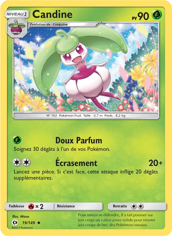 Carte Candine 19/149 – Soleil et Lune