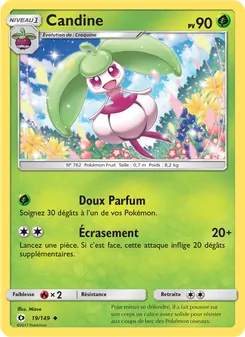 Carte Candine 19/149 – Soleil et Lune