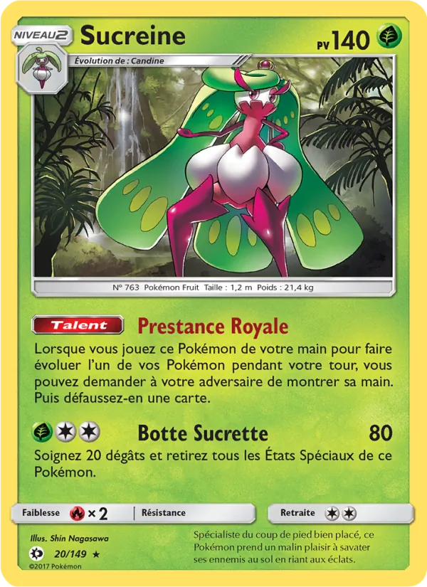 Carte Sucreine 20/149 – Soleil et Lune
