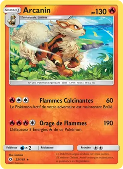 Carte Arcanin 22/149 – Soleil et Lune