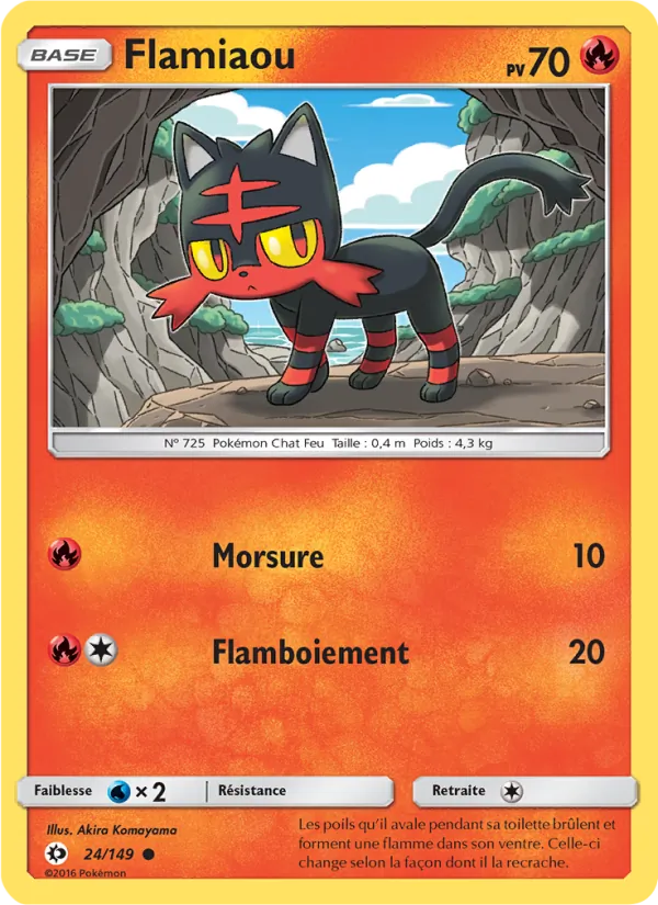 Carte Flamiaou 24/149 – Soleil et Lune