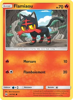 Carte Flamiaou 24/149 – Soleil et Lune