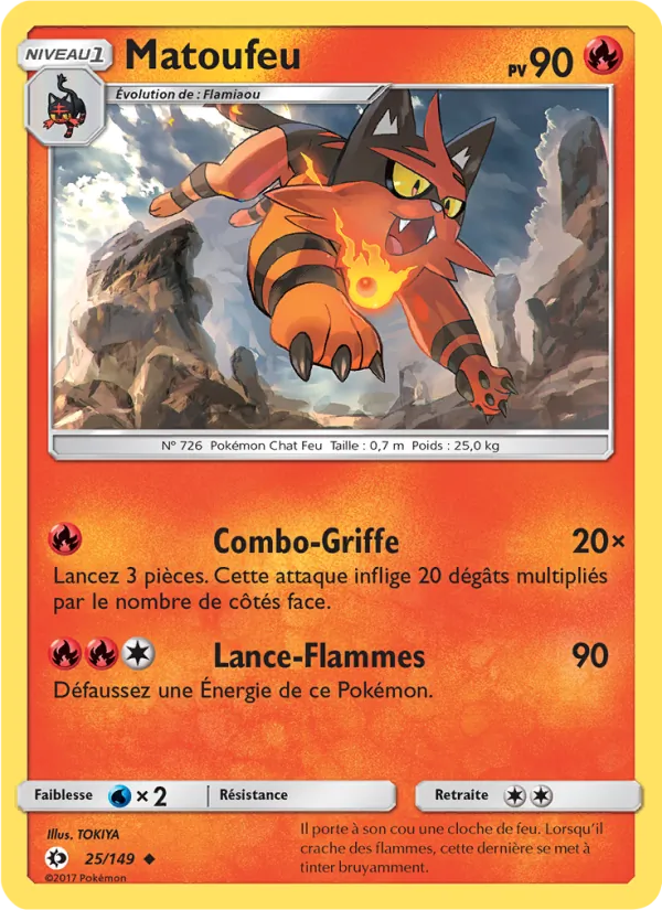Carte Matoufeu 25/149 – Soleil et Lune