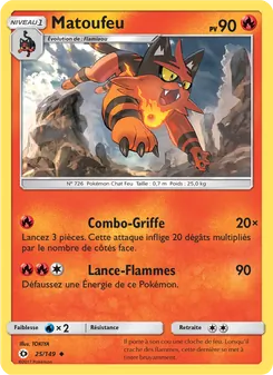Carte Matoufeu 25/149 – Soleil et Lune