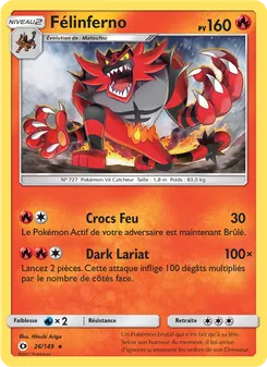 Carte Félinferno 26/149 – Soleil et Lune
