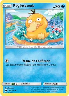 Carte Psykokwak 28/149 – Soleil et Lune