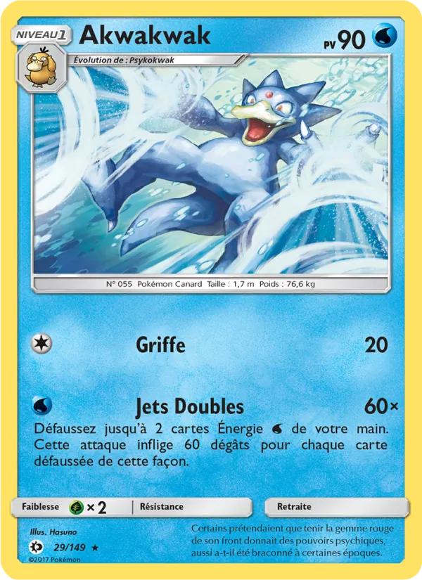 Carte Akwakwak 29/149 – Soleil et Lune