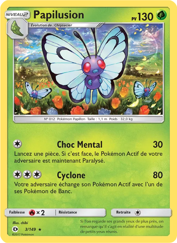 Carte Papilusion 3/149 – Soleil et Lune