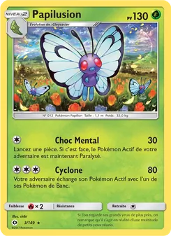 Carte Papilusion 3/149 – Soleil et Lune