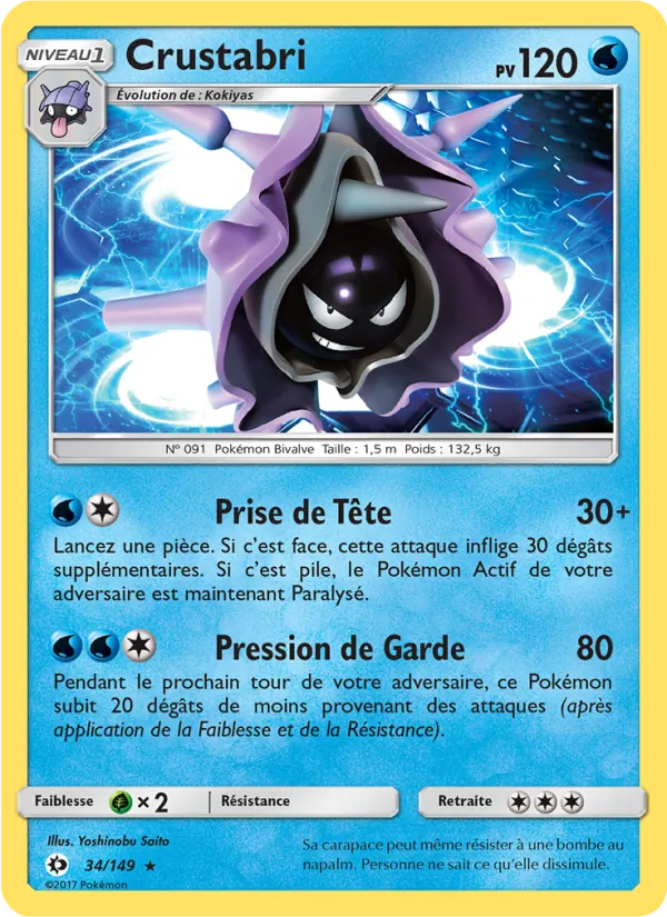 Carte Crustabri 34/149 – Soleil et Lune