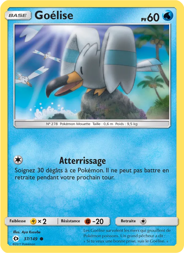 Carte Goélise 37/149 – Soleil et Lune