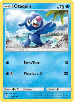 Carte Otaquin 39/149 – Soleil et Lune