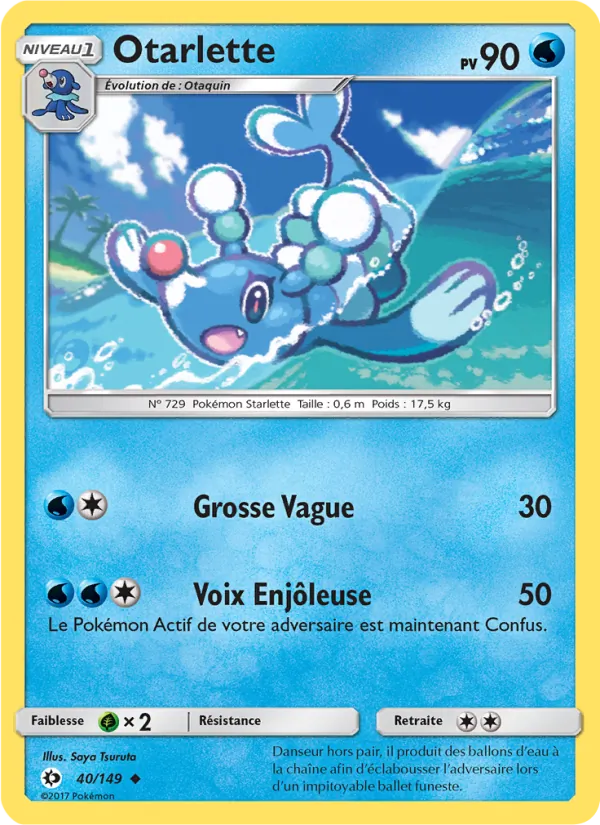 Carte Otarlette 40/149 – Soleil et Lune