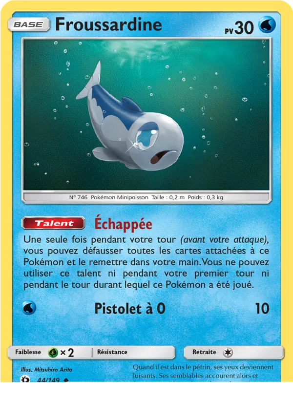Carte Froussardine 44/149 – Soleil et Lune