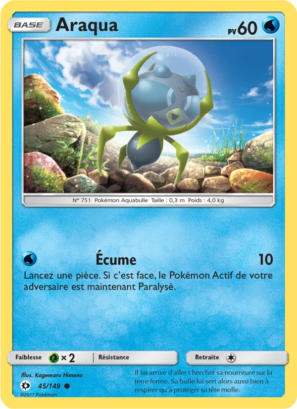 Carte Araqua 45/149 – Soleil et Lune