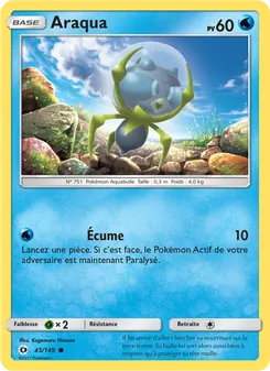 Carte Araqua 45/149 – Soleil et Lune
