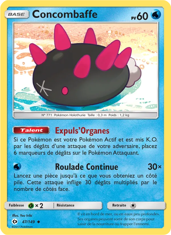 Carte Concombaffe 47/149 – Soleil et Lune