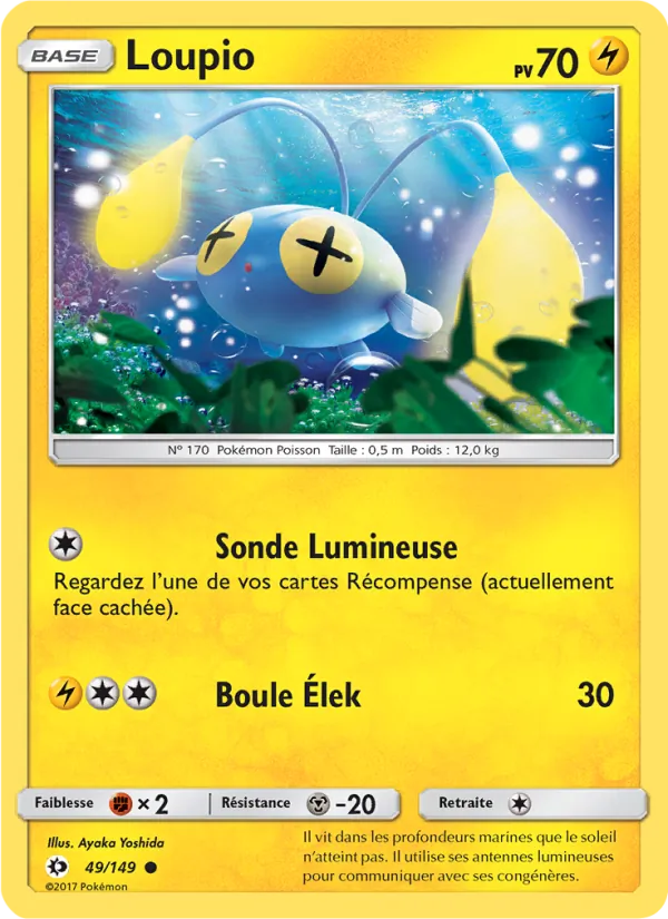 Carte Loupio 49/149 – Soleil et Lune