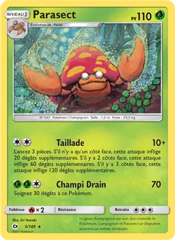 Carte Parasect 5/149 – Soleil et Lune