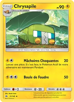 Carte Chrysapile 51/149 – Soleil et Lune