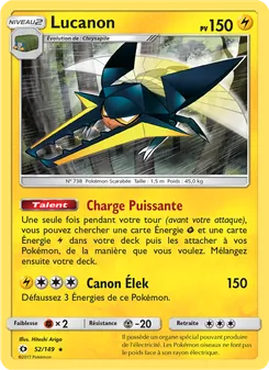 Carte Lucanon 52/149 – Soleil et Lune